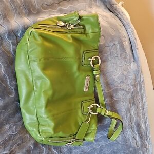 Coach Green Leather Women's Bag